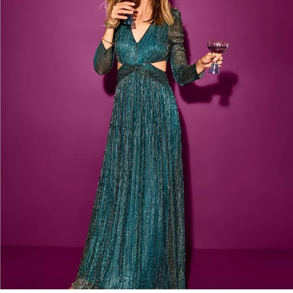 Size 12 Lilly Pulitzer Latrice long-sleeve maxi dress